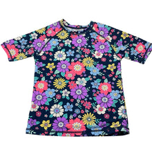 Load image into Gallery viewer, Girls Anko, colourful floral rashie / swim top, EUC, size 10,  