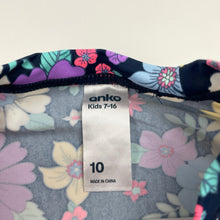 Load image into Gallery viewer, Girls Anko, colourful floral rashie / swim top, EUC, size 10,  