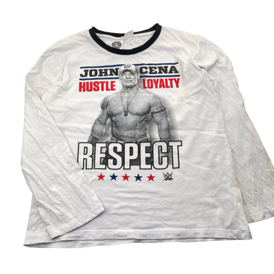 Boys WWE, John Cena cotton pyjama top, GUC, size 12,  