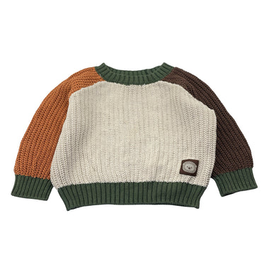 Boys David Jones, knitted cotton sweater / jumper, GUC, size 0,  