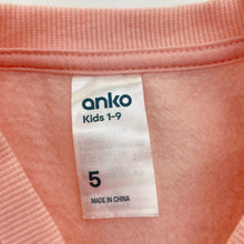 Load image into Gallery viewer, Girls Anko, pink fleece lined sweater / jumper, EUC, size 5,  