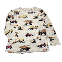 Load image into Gallery viewer, Boys Target, cotton long sleeve tee / top, diggers, FUC, size 4,  
