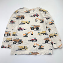 Load image into Gallery viewer, Boys Target, cotton long sleeve tee / top, diggers, FUC, size 4,  