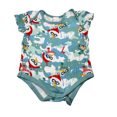 Unisex Baby Berry, cotton Christmas bodysuit / romper, FUC, size 2,  
