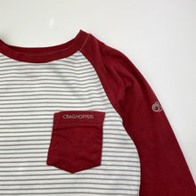 Load image into Gallery viewer, Boys CRAGHOPPERS, lightweight long sleeve tee / top, FUC, size 5-6,  