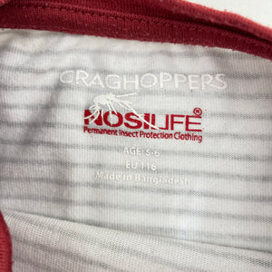 Boys CRAGHOPPERS, lightweight long sleeve tee / top, FUC, size 5-6,  