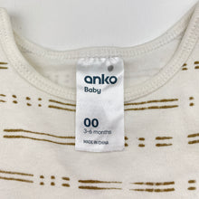 Load image into Gallery viewer, Unisex Anko, cotton bodysuit / romper, GUC, size 00,  
