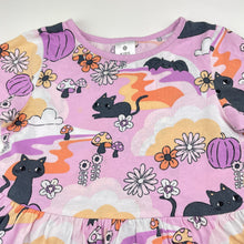 Load image into Gallery viewer, Girls Target, cotton Halloween dress, marks on front, FUC, size 3, L: 50cm