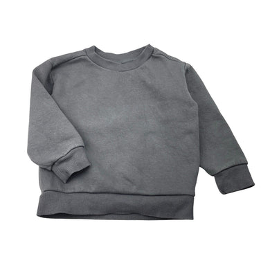 Boys Anko, grey fleece lined sweater / jumper, GUC, size 2,  