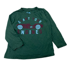 Load image into Gallery viewer, Boys Cotton On, green cotton long sleeve tee / top, GUC, size 3,  