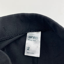 Load image into Gallery viewer, Girls Anko, stretchy bootcut jazz pants, Inside leg: 30cm, GUC, size 2,  