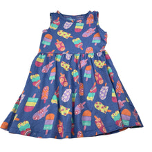 Load image into Gallery viewer, Girls Anko, casual cotton summer dress, GUC, size 4, L: 51cm