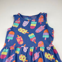 Load image into Gallery viewer, Girls Anko, casual cotton summer dress, GUC, size 4, L: 51cm
