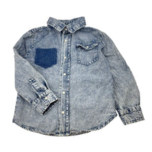Load image into Gallery viewer, Boys Cotton On, denim long sleeve shirt, poppers, GUC, size 3,  