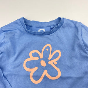 Girls Brilliant Basics, cotton long sleeve tee / top, FUC, size 2,  