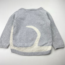 Load image into Gallery viewer, Girls Target, knitted cotton sweater / jumper, cat, FUC, size 3,  