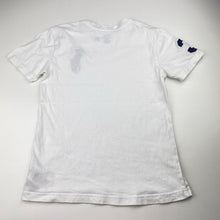 Load image into Gallery viewer, Boys Polo Ralph Lauren, white cotton tee / top, large pony, light marks, FUC, size 7,  