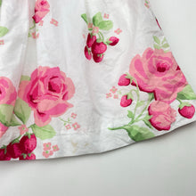 Load image into Gallery viewer, Girls JANIE &amp; JACK, lined lightweight floral cotton dress, FUC, size 0, L: 43cm