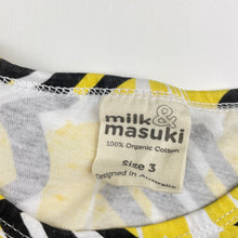 Load image into Gallery viewer, Unisex Milk &amp; Masuki, organic cotton tee / top, FUC, size 3,  