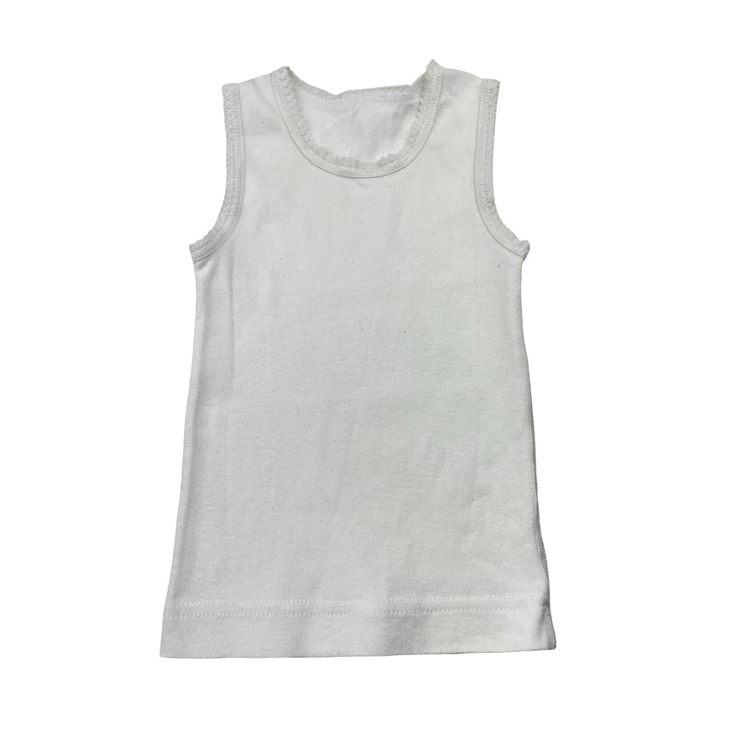 Unisex Marquise, cotton singlet top, FUC, size 00,  