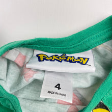 Load image into Gallery viewer, Unisex Nintendo, Pokemon Christmas cotton tee / top, FUC, size 4,  