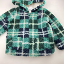 Load image into Gallery viewer, Boys Sprout, cotton lined boucle hooded jacket, EUC, size 2,  
