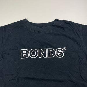 Unisex Bonds, black Australian cotton tee / top, GUC, size 5,  