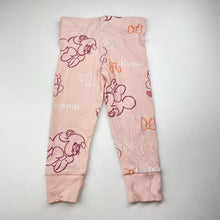 Load image into Gallery viewer, Girls DIsney, Minnie Mouse stretchy pyjama pants / bottoms, EUC, size 1,  