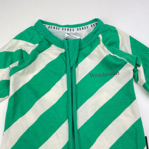 Unisex Bonds, zip wondersuit / zippy / romper, GUC, size 0000,  