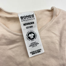 Load image into Gallery viewer, Girls Bonds, stretchy organic cotton blend bodysuit / romper, EUC, size 0000,  
