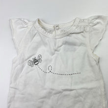 Load image into Gallery viewer, Girls Sapling, organic cotton tee / top, bee, EUC, size 000,  