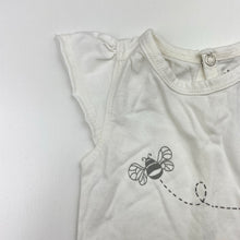 Load image into Gallery viewer, Girls Sapling, organic cotton tee / top, bee, EUC, size 000,  