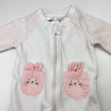 Load image into Gallery viewer, Girls Anko, soft velour zip coverall / romper, EUC, size 0000,  