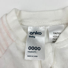 Load image into Gallery viewer, Girls Anko, soft velour zip coverall / romper, EUC, size 0000,  