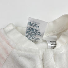 Load image into Gallery viewer, Girls Anko, soft velour zip coverall / romper, EUC, size 0000,  