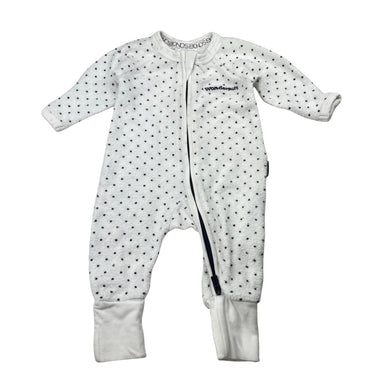 Unisex Bonds, terry zip wondersuit / zippy / romper, FUC, size 0000,  