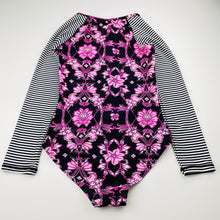 Load image into Gallery viewer, Girls Tilii, long sleeve swim one-piece, EUC, size 10,  