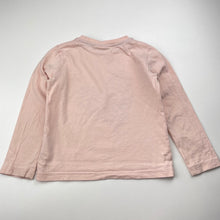 Load image into Gallery viewer, Girls Lily &amp; Dan, pink cotton long sleeve tee / top, FUC, size 4,  