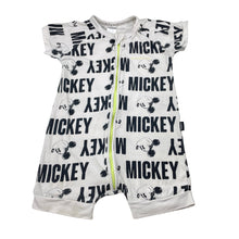 Load image into Gallery viewer, Boys Bonds, zip wondersuit, Mickey Mouse, wash fade, FUC, size 2,  