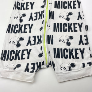 Boys Bonds, zip wondersuit, Mickey Mouse, wash fade, FUC, size 2,  