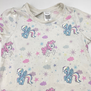 Girls My Little Pony, cotton pyjama tee / top, FUC, size 5,  