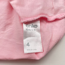 Load image into Gallery viewer, Girls Anko, cotton tee / top, sequin butterfly, FUC, size 4,  
