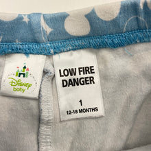 Load image into Gallery viewer, Boys DIsney, Mickey Mouse cotton pyjama shorts, FUC, size 1,  