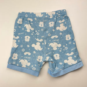 Boys DIsney, Mickey Mouse cotton pyjama shorts, FUC, size 1,  
