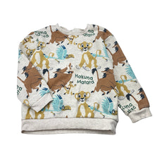 Load image into Gallery viewer, Unisex DIsney, Lion King fleece lined sweater / jumper, FUC, size 2,  