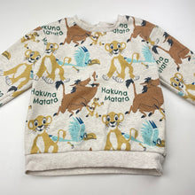 Load image into Gallery viewer, Unisex DIsney, Lion King fleece lined sweater / jumper, FUC, size 2,  