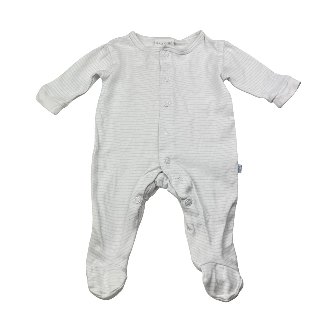 Unisex Marquise, cotton coverall / romper, GUC, size 0000,  