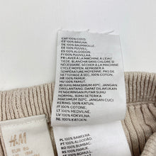 Load image into Gallery viewer, Girls H&amp;M, ribbed cotton leggings / bottoms, GUC, size 1-2,  
