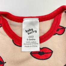 Load image into Gallery viewer, Girls Baby Berry, cotton bodysuit / romper, GUC, size 000,  