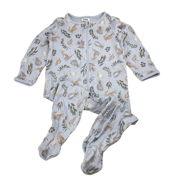Unisex Anko, cotton zip coverall / romper, GUC, size 00,  
